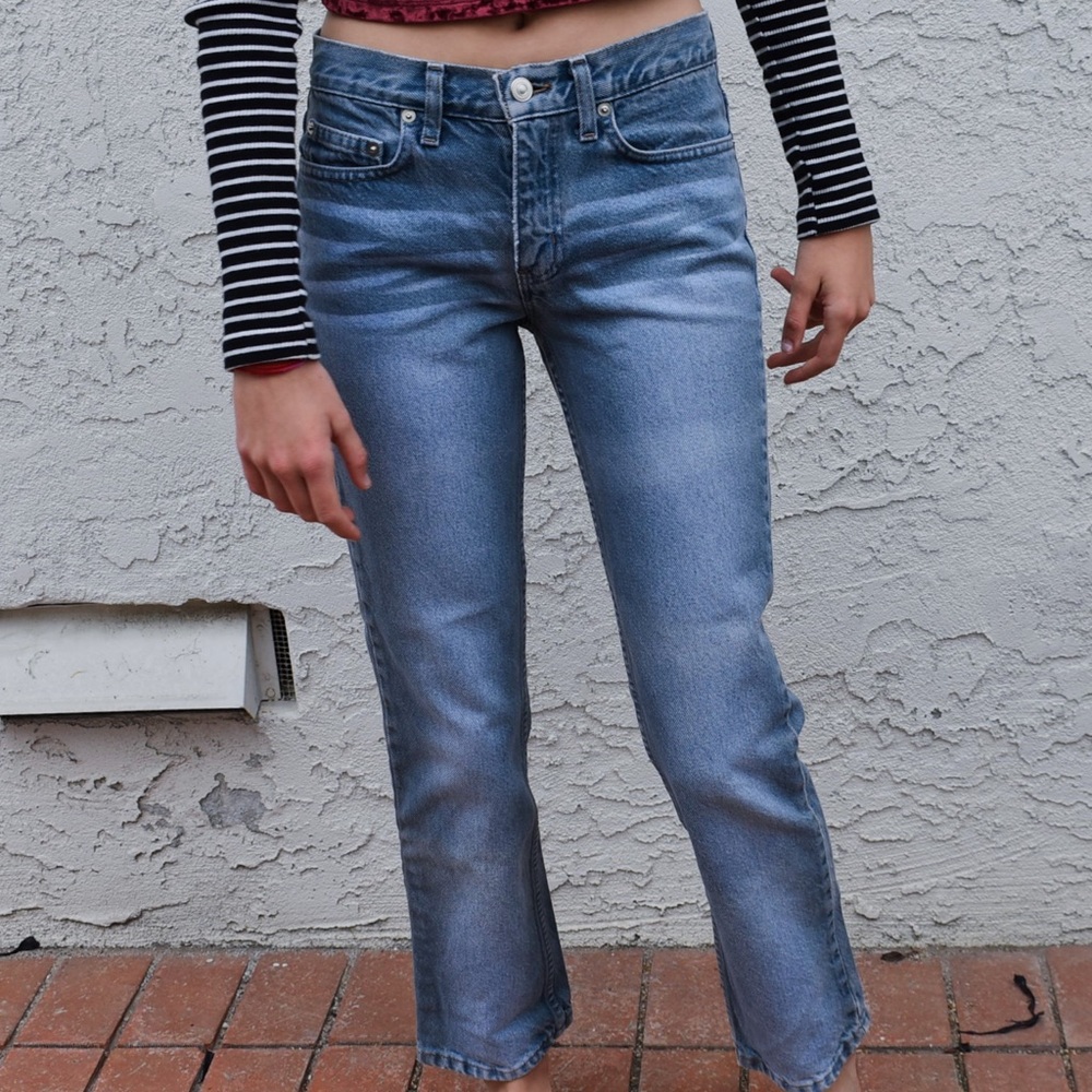 Retro Y2k Straight Leg Mom Jeans